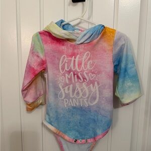 Colorful Tie-Dye Kids Bodysuit